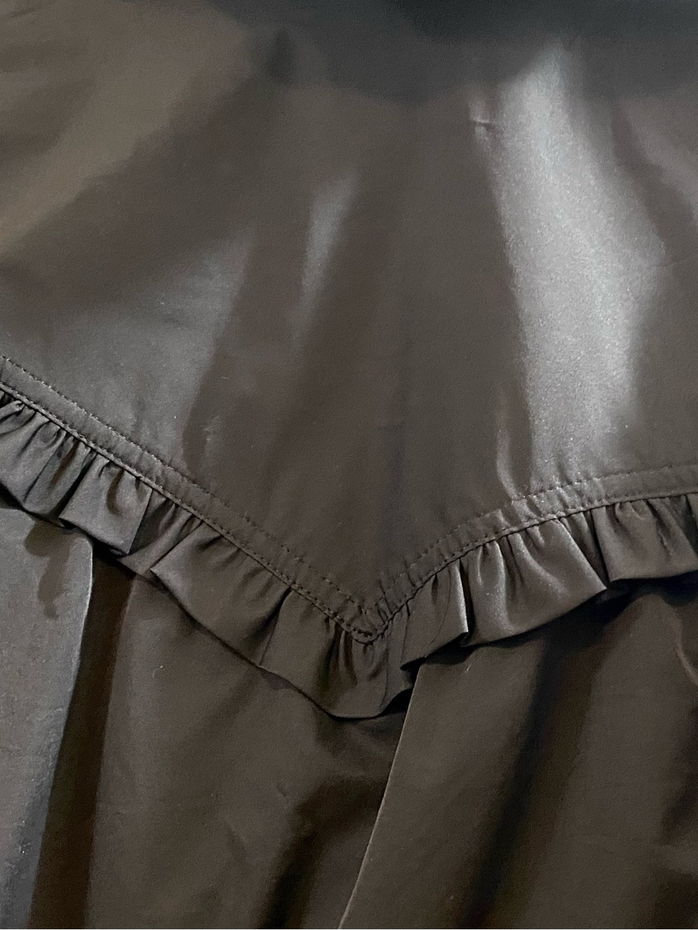 O'2nd Black Ruffle-Trim Button-Front Jacket - Picture 9 of 12